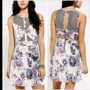 silence + noise A-Line Watercolor Dress